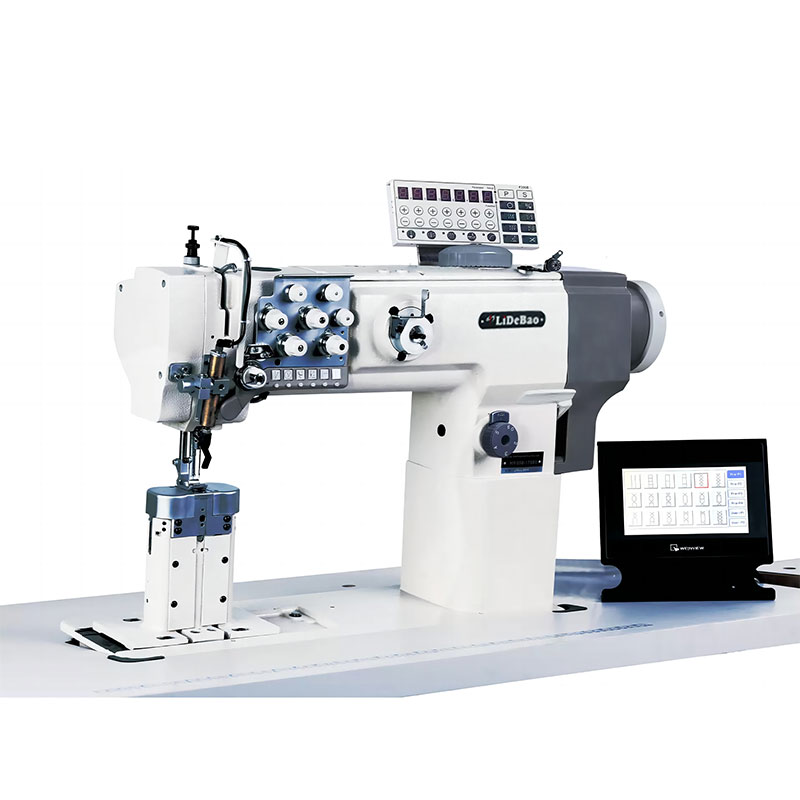 Computer Control Double Needle Post Bed Pattern Sewing Machine