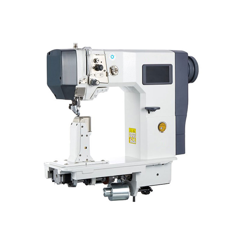 Single Needle Stepper Motor Post Bed Sewing Machine